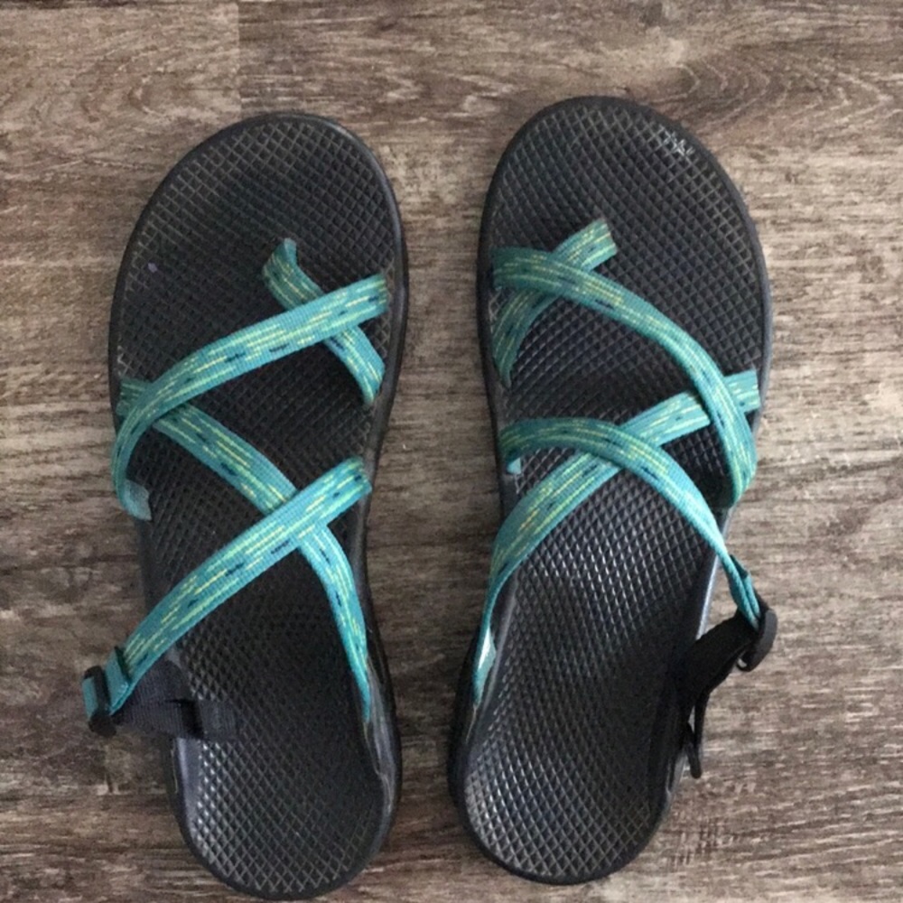 Chacos slip on sandals